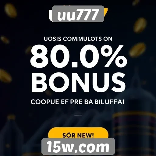 Comparativo das ofertas de bônus no site uu777